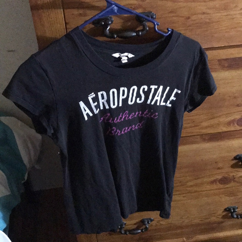 black aeropostale t-shirt